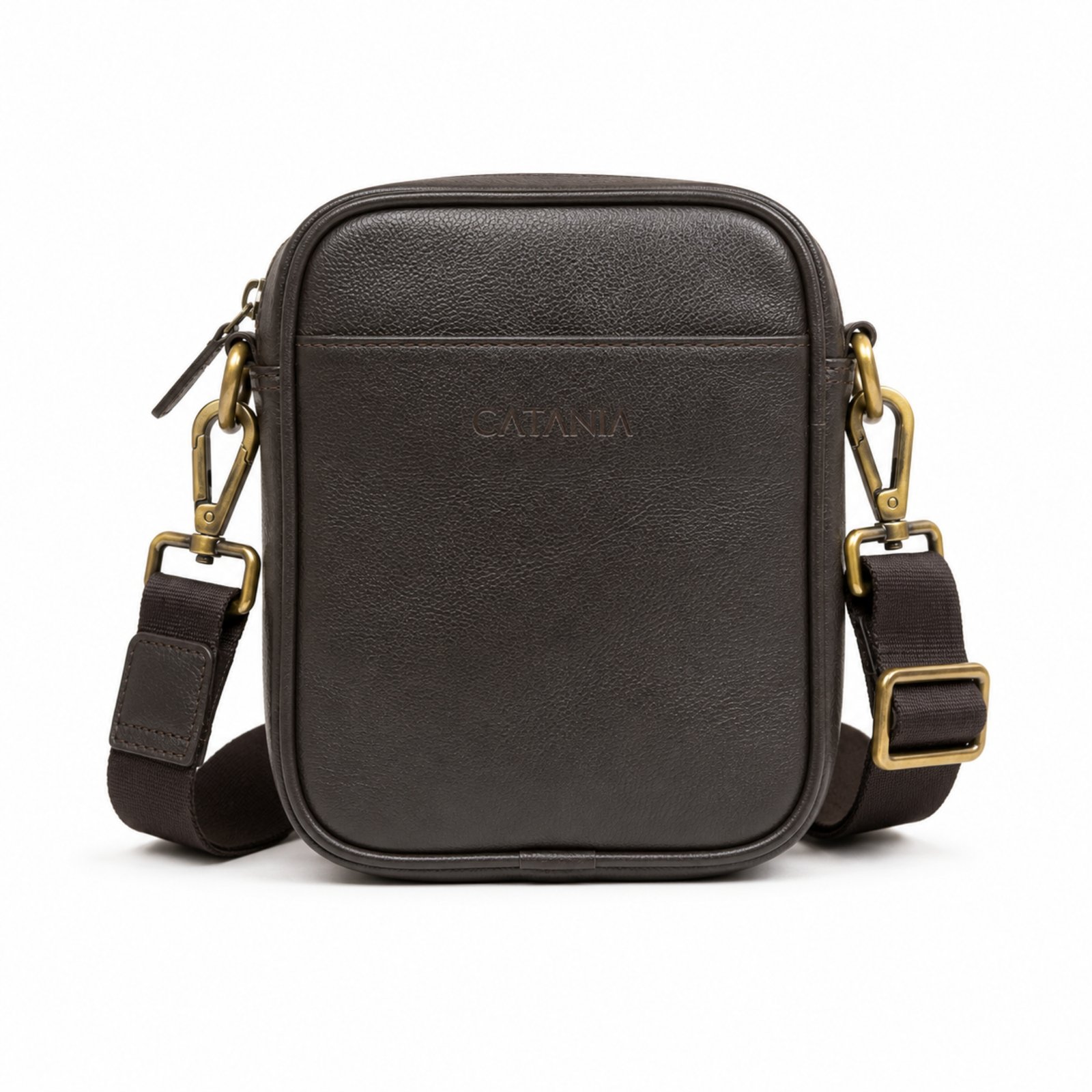 Premium Leather Crossbody & Messenger Bag (Black & Brown)
