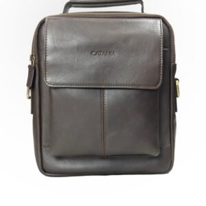 Leather Crossbody & Messenger Bag (Black & Brown)
