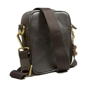 Premium Leather Crossbody & Messenger Bag (Black & Brown)