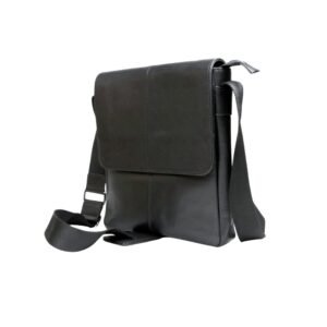 Premium Leather Crossbody & Messenger Bag (Black, Brown & Tan)