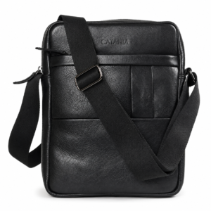 Premium Leather Crossbody & Messenger Bag (Black & Brown)