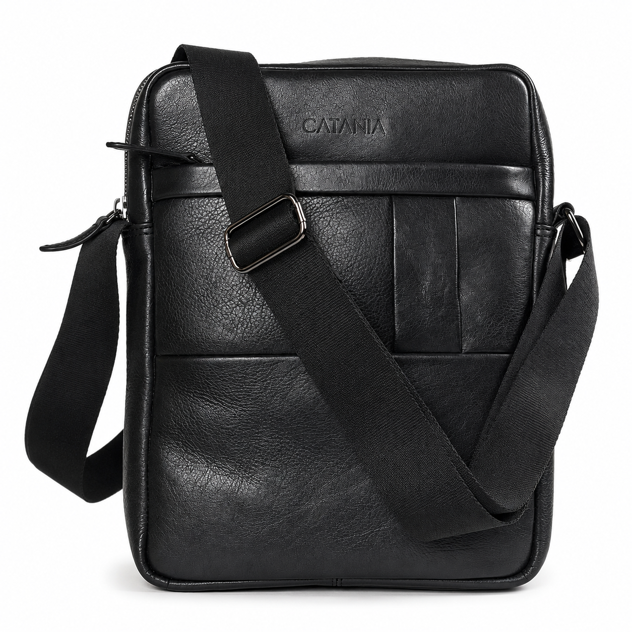 Premium Leather Crossbody & Messenger Bag (Black & Brown)