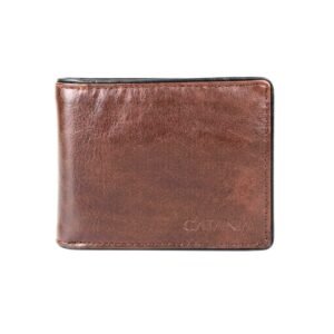 Leather Trifold Wallet with RFID Protection – Premium Cow Leather