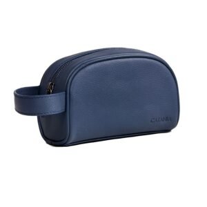 Compact Leather Toiletry Kit – Premium Travel Organizer
