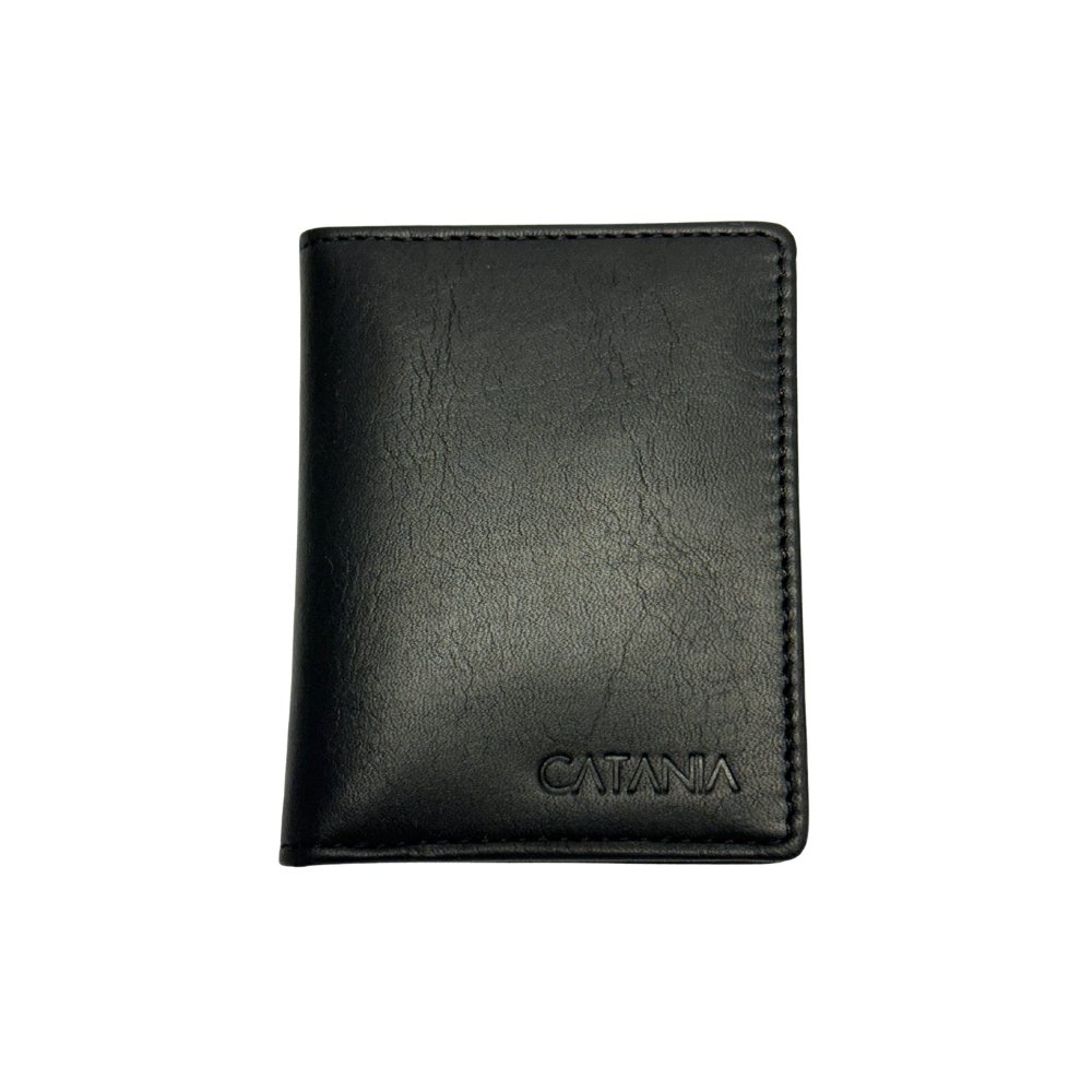 Premium Leather Card Holder with 6 Card Slots & Slip Pockets – Slim Wallet (Black & Brown)